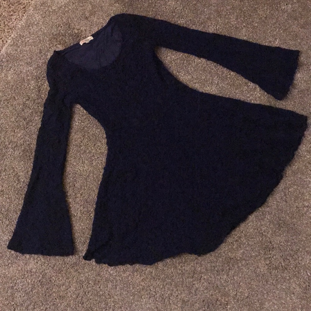 Long sleeve lace dress